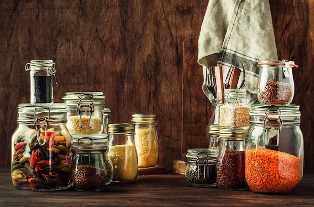 Szklanki i przyprawy